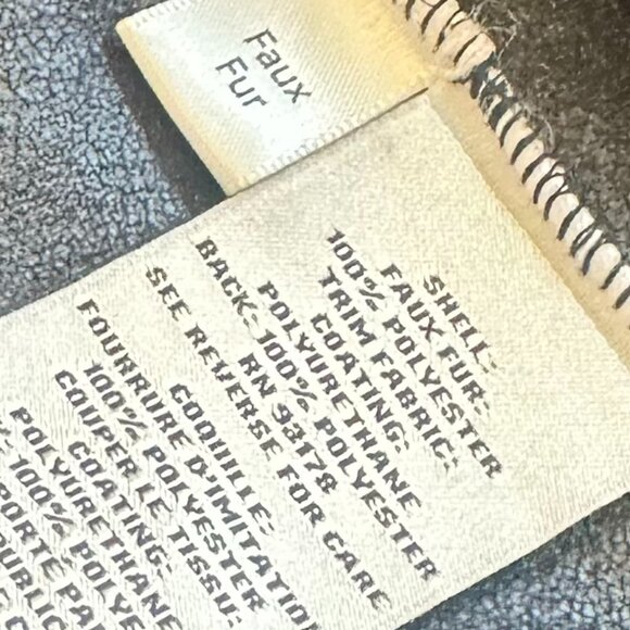 Jason Wu Faux Fur Vegan Leather Shearling Jacket Coat Button Down Medium NWT - Picture 15 of 15